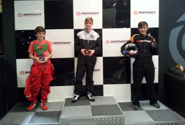 Racing Perfection Kart Academy Brighton Juniors Final Podium - Round 6
